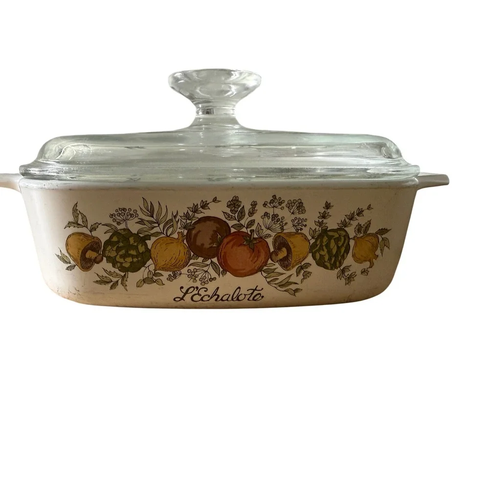 Corning Ware Spice‎ O' Life Casserole Dish Set L'Echalote Le Persil GrandmaCore